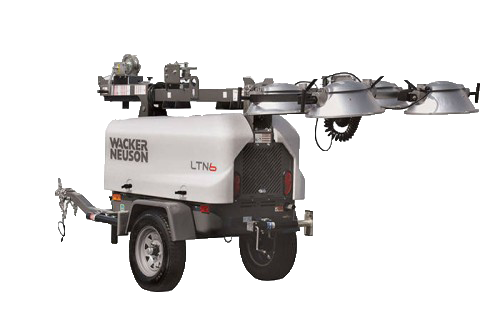 Torre con 4 focos de 100W C/U